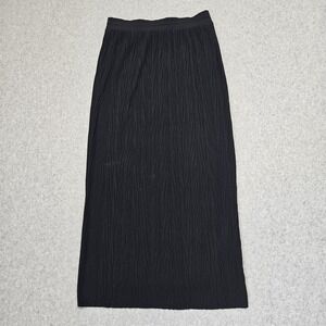 Max Mara Made in Italy Black A-Line Skirt Small  Minimalist Classic